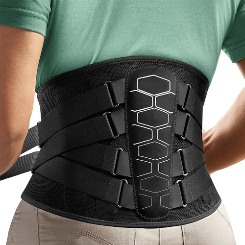 Adjustable lower back brace - back,